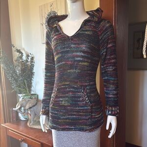NWT Eddie Bauer size small Multicolor Knit Women's Sweater